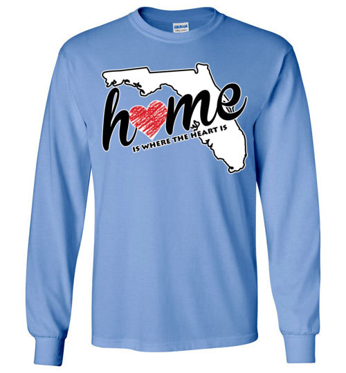 Florida Home. Adult. LS Tshirts