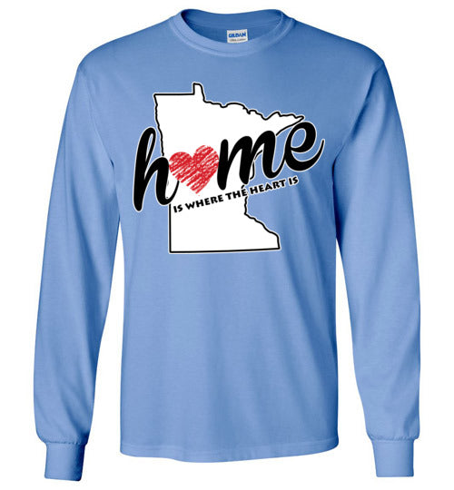 Minnesota Home. Adult. LS Tshirt