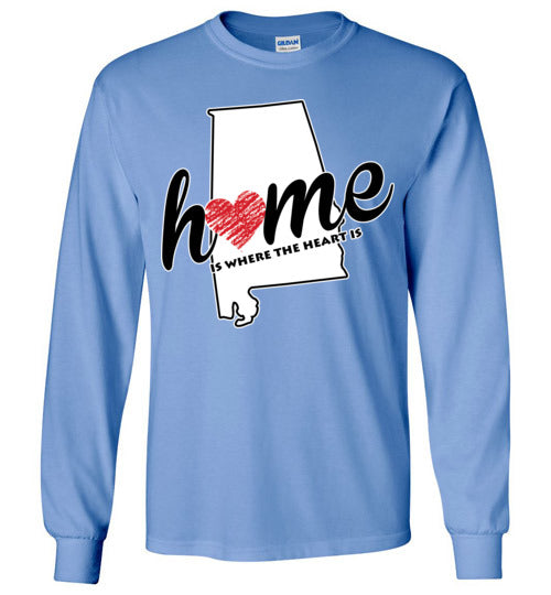 Alabama Home. Adult. LS Tshirt