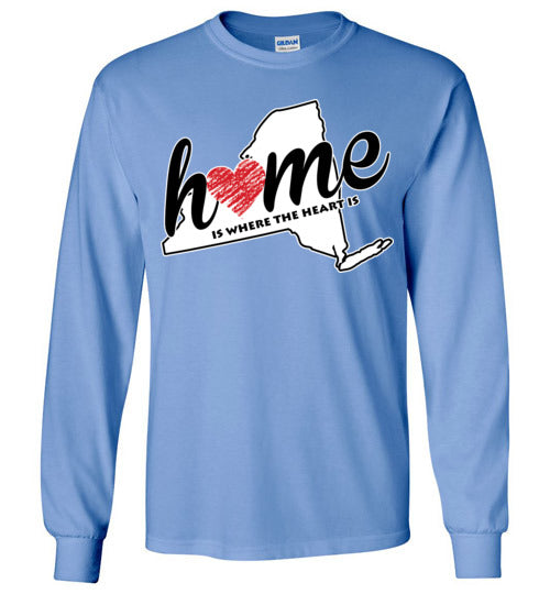New York Home. Adult. LS Tshirt