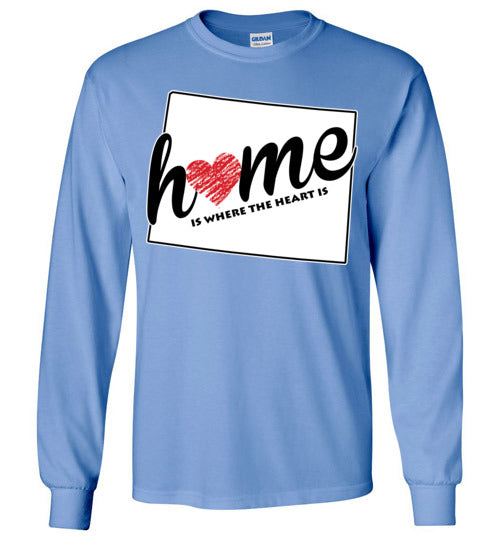 Wyoming Home. Adult. LS Tshirt