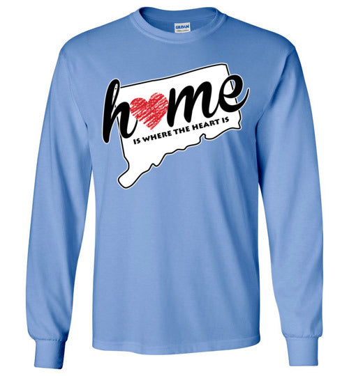 Connecticut Home. Adult. LS Tshirt