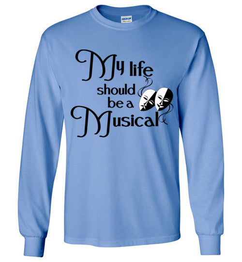 Musical Life. Adult. LS Tshirt