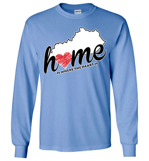 Kentucky Home. Adult. LS Tshirts.