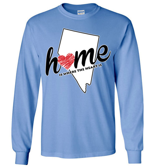 Nevada Home. Adult. LS Tshirt