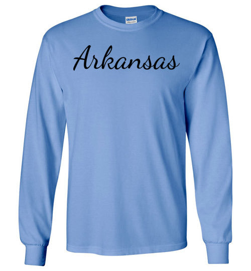 Arkansas. Adult. LS Tshirt