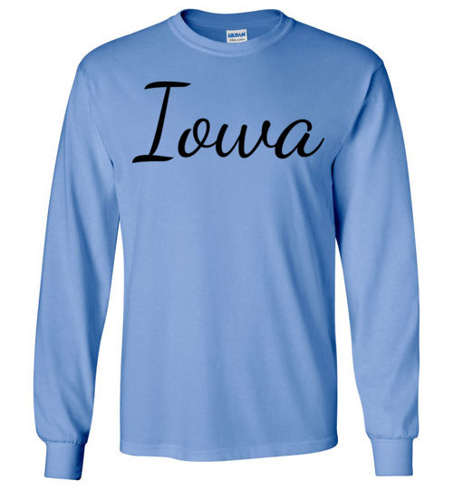 Iowa. Adult. LS Tshirt