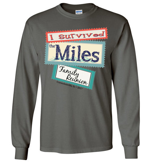Reunion Stamps. youth. LS Tshirt