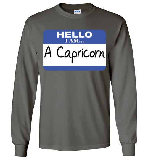 A Capricorn. Adult. LS Tshirt