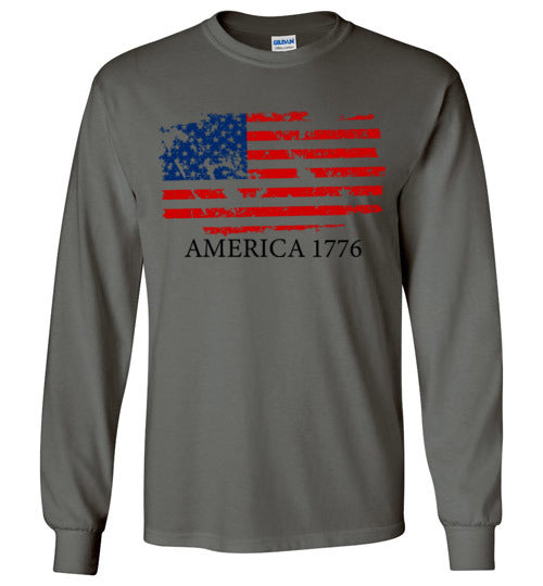 America 1776. Adult. LS Tshirt