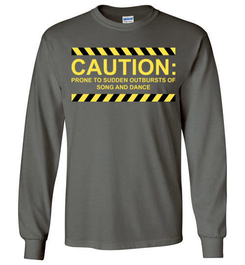 Caution, Song and Dance. Youth. LS Tshirt