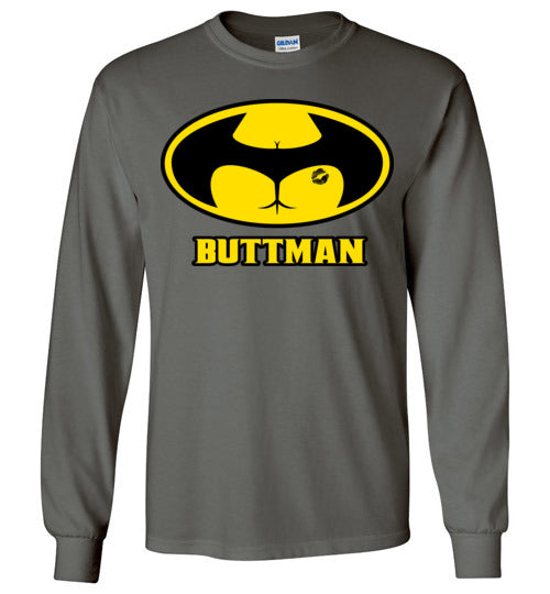 Buttman Lips. Adult. LS Tshirt