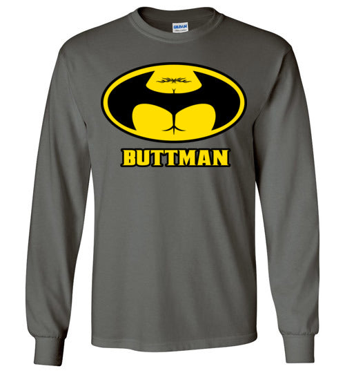 Buttman Trampstamp. Adult. LS Tshirt