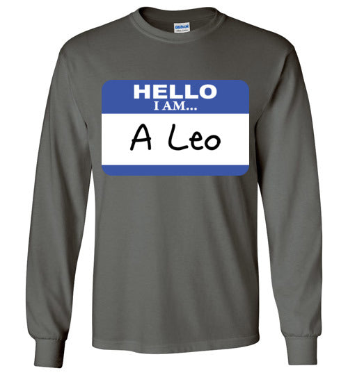 A Leo. Adult. LS Tshirt