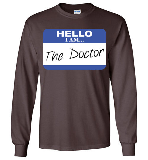 The Doctor. Adult. LS Tshirt