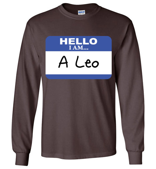 A Leo. Adult. LS Tshirt