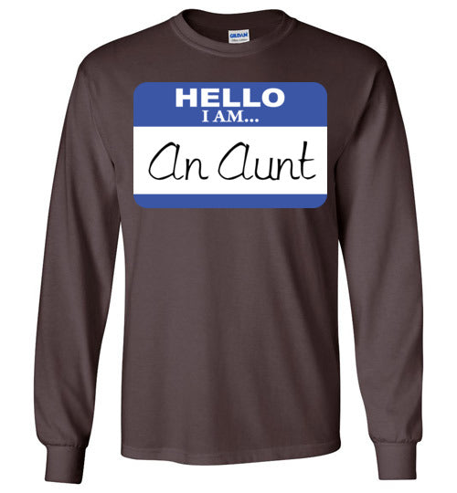 An Aunt. Adult. LS Tshirt