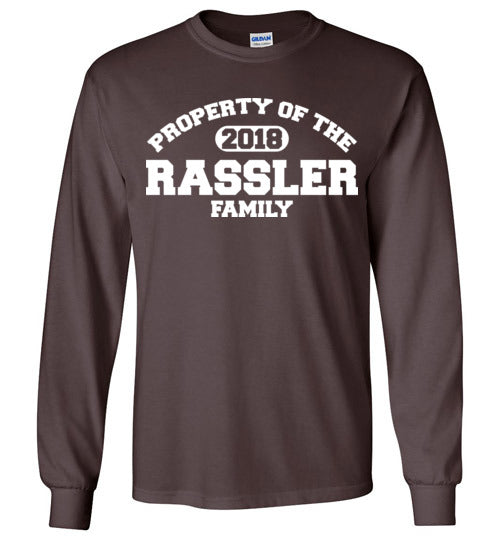 Property of Rassler. Adult. LS Tshirt