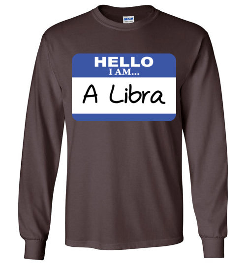 A Libra. Adult. LS Tshirt