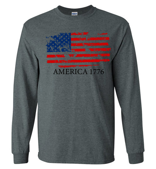America 1776. Adult. LS Tshirt