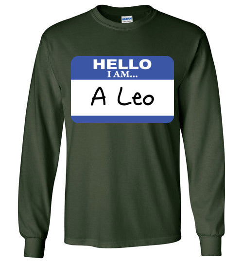 A Leo. Adult. LS Tshirt