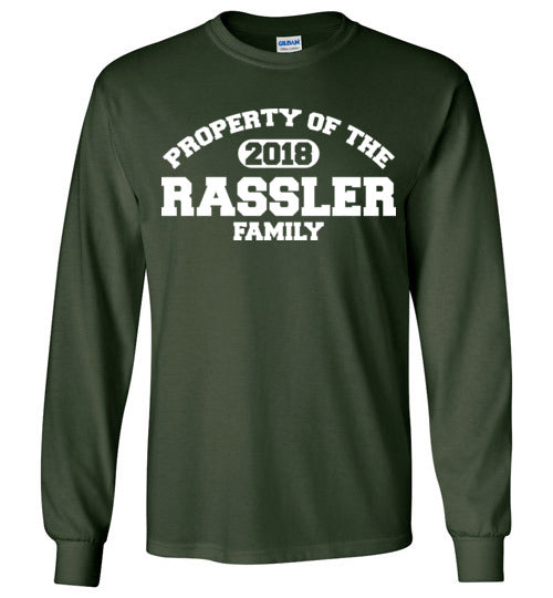 Property of Rassler. Adult. LS Tshirt