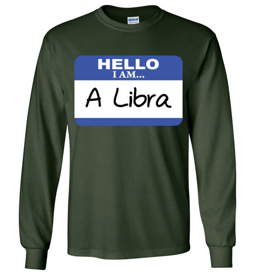 A Libra. Adult. LS Tshirt