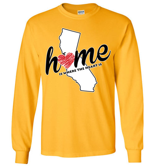 California Home. Adult. LS Tshirt