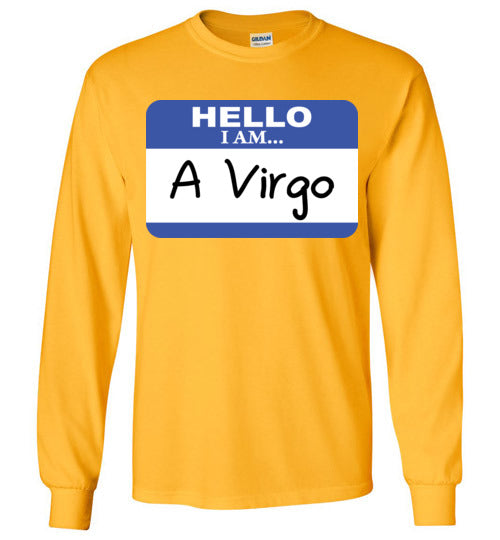 A Virgo. Adult. LS Tshirt