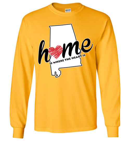 Alabama Home. Adult. LS Tshirt