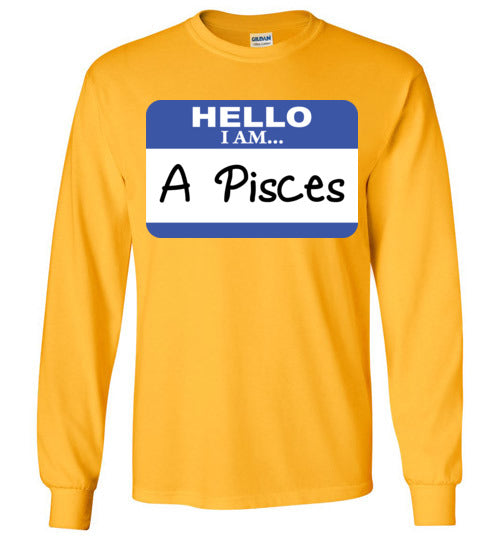 A Pisces. Adult. LS Tshirt