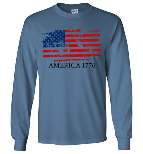 America 1776. Adult. LS Tshirt