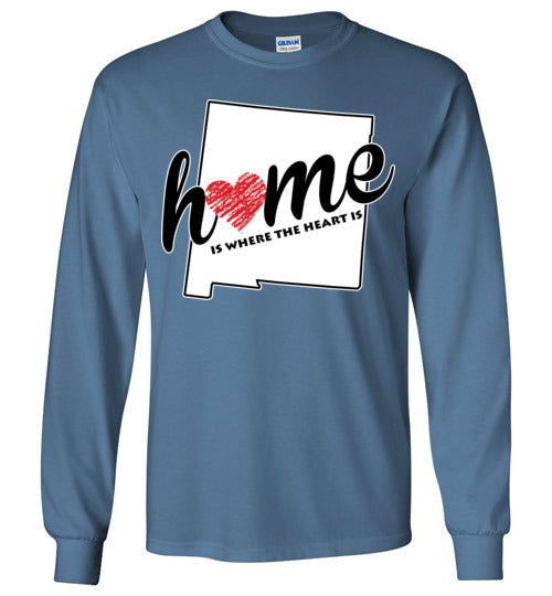 New Mexico Home. Adult. LS Tshirt