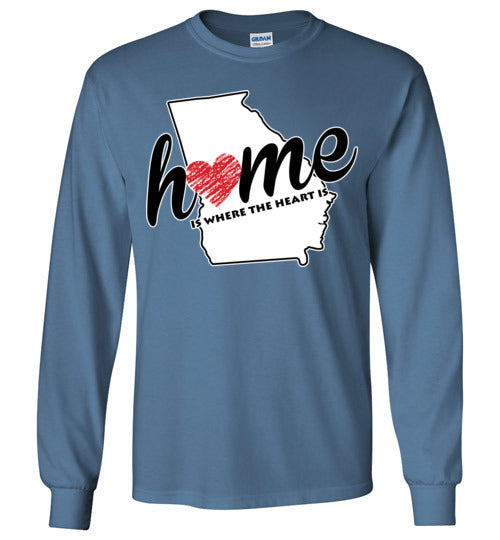 Georgia Home. Adult. LS Tshirt
