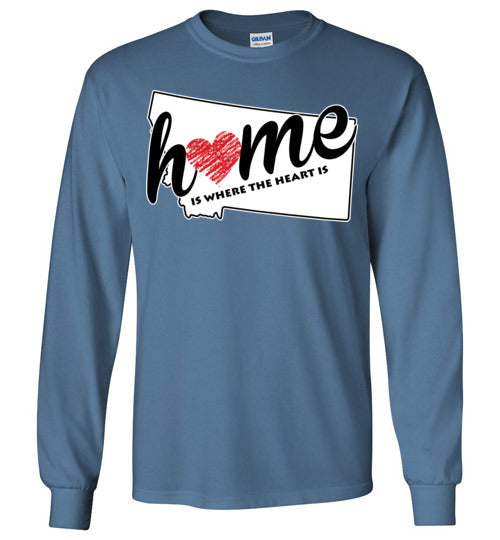 Montana Home. Adult. LS Tshirt