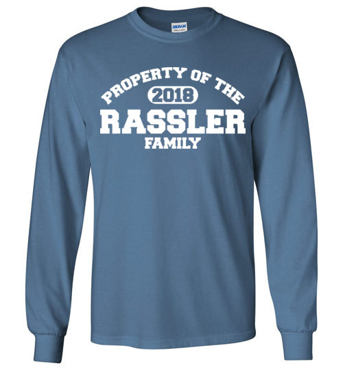 Property of Rassler. Adult. LS Tshirt