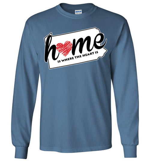 Pennsylvania Home. Adult. LS Tshirt