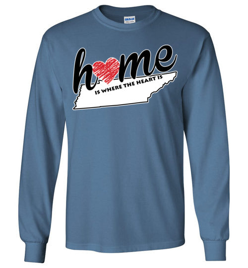 Tennessee Home. Adult. LS Tshirt