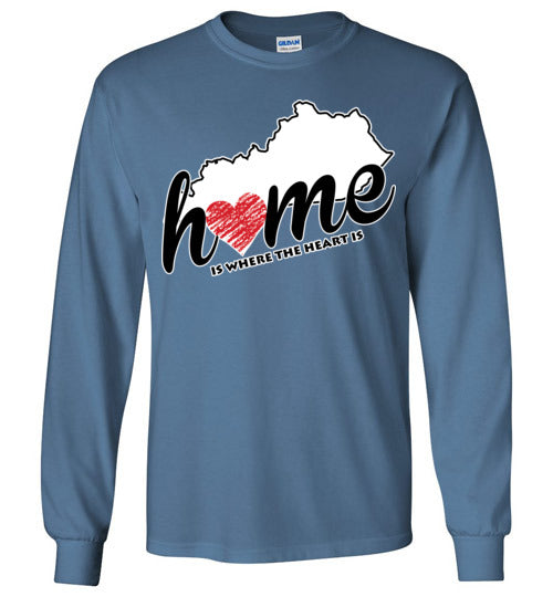 Kentucky Home. Adult. LS Tshirts.