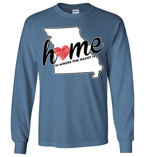 Missouri Home. Adult. LS Tshirt