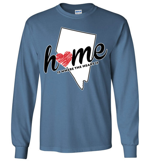 Nevada Home. Adult. LS Tshirt