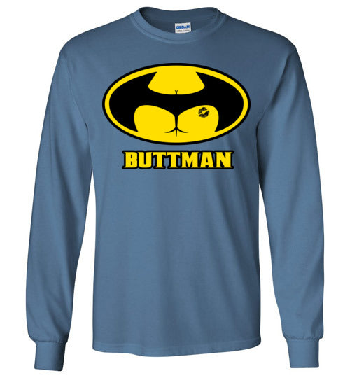 Buttman Lips. Adult. LS Tshirt