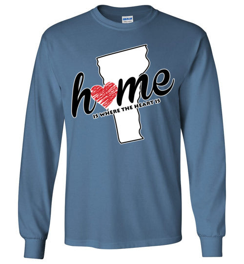 Vermont Home. Adult. LS Tshirt