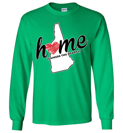 New Hampshire Home. Youth. LS Tshirt