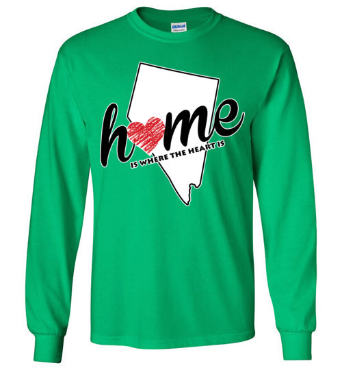 Nevada Home. Adult. LS Tshirt