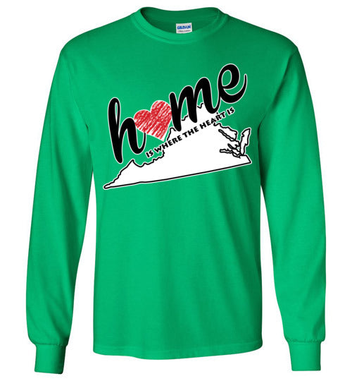 Virginia Home. Adult. LS Tshirt