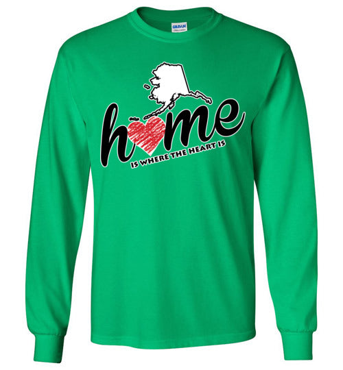 Alaska Home. Adult. LS Tshirt