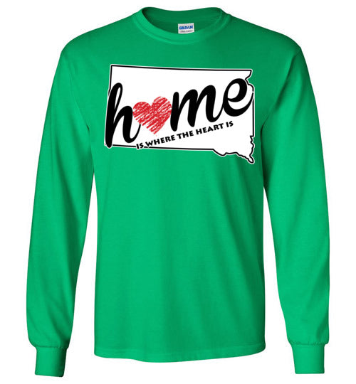 South Dakota Home. Youth. LS Tshirts
