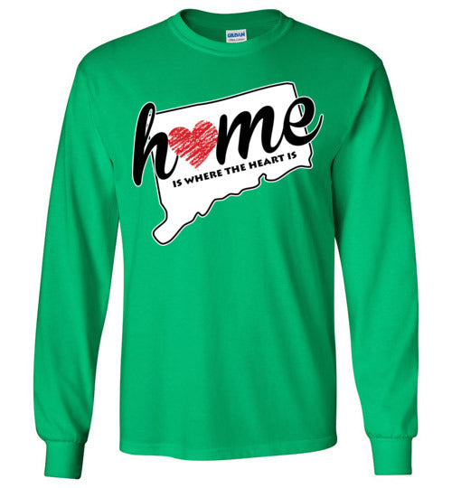 Connecticut Home. Adult. LS Tshirt