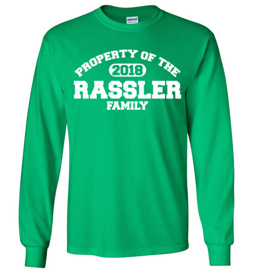 Property of Rassler. Adult. LS Tshirt